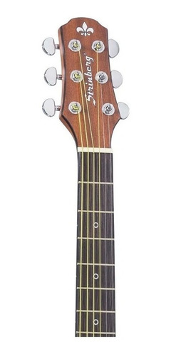 Violão eletroacústica Strinberg Black SA200C para destros mahogany louro indiano