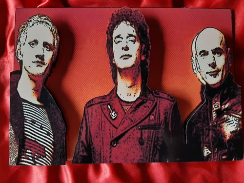 Soda Stereo Cerati Cuadro De Madera  3d 30 X 20  1