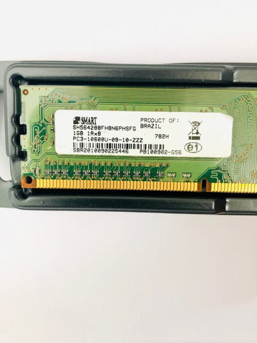 Memoria Smart 1gb 1rx8 Ddr3 1333 Mhz Desktop 