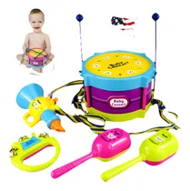Comprar 5 Niños Bebé Rodillo Tambor Instrumentos Musicales Banda Kit