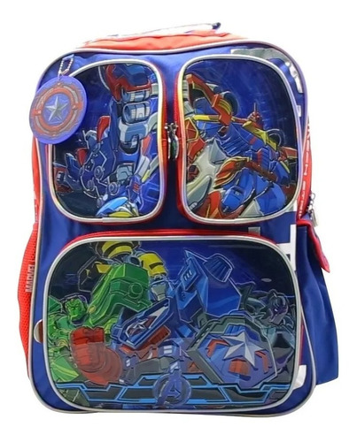 Mochila Espalda Avengers 18 PuLG Grande Original Marvel