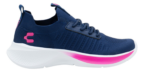 Tenis Charly Para Dama Running Comodos Marino Fiusha