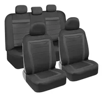 Comprar Juego Completo De Fundas De Asiento De Coche Carxs Freshmesh Con Detalles En Color Carbón: Fundas De Malla Para Asientos Delanteros Con Protector De Asiento Trasero Dividido, Fundas Interiores Para