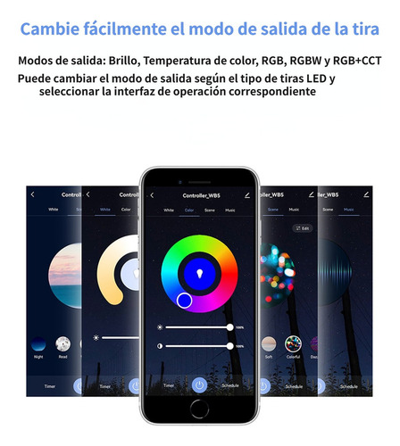 Regulador Led Inteligente 5 En 1 Zigbee/wifi Alexa/google