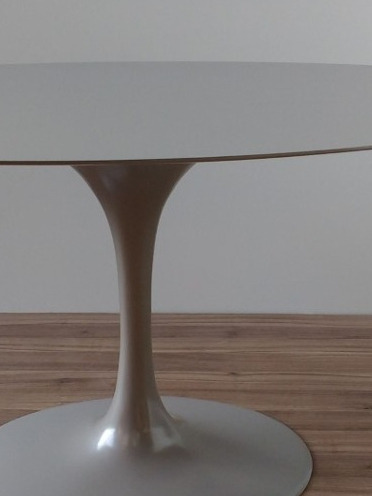 Mesa Jantar Saarinen Oval Tampo Madeira1.60x0.90 75cm Altura