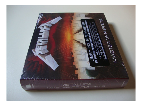Cd Metallica /master Of Puppets Deluxe 3cds Importado Us