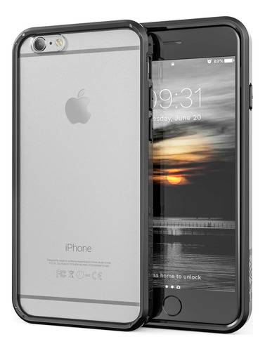 Funda Crave Slim Anti Impactos iPhone 6s/6 Negro