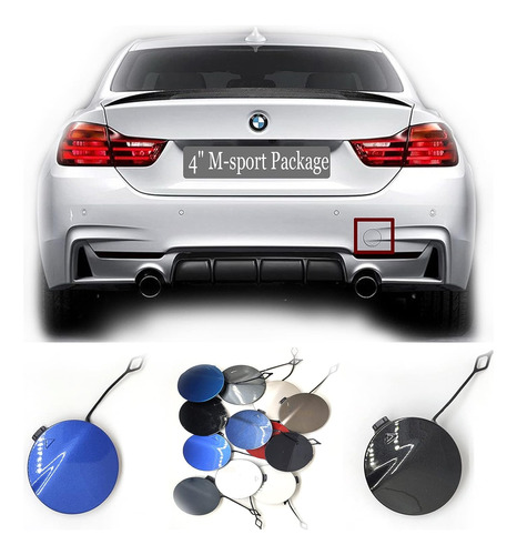 Cubierta De Remolque Trasera Compatible Con Bmw Serie 4 M-sp