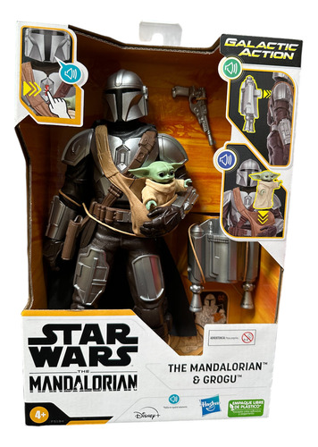 Figura Star Wars The Mandalorian Y Grogu Con Sonidos 619a
