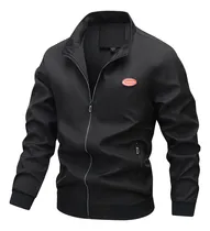 Comprar Chamarras Negra Hombres Abrigos Casual De Caballero Chaqueta