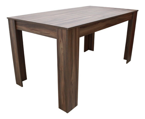 Mesa Comedor Rectangular 160 Cm Moderna Melamina 6 Personas