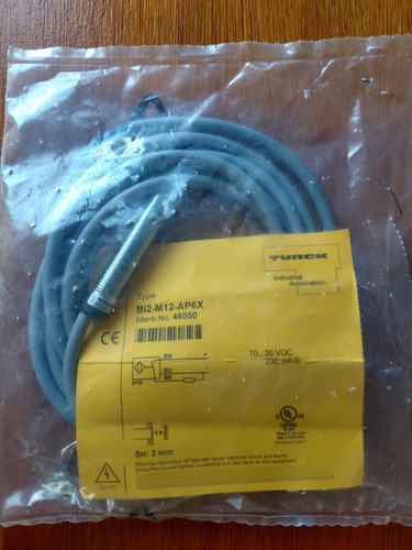 Sensor Inductivo Turck Bi2-m12-ap6x