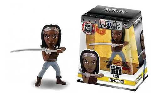 Figura Metal Die Cast The Walking Dead Michonne M183 Dtc