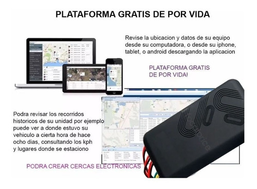 Imagen 5 de 9 de Rastreador Gps Microfono+ Boton Panico + Plataforma Gratis
