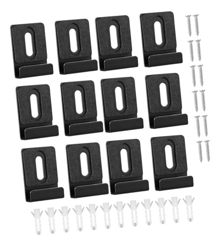 12 Piezas De Clips De Espejo De Metal, Kit De Clips De