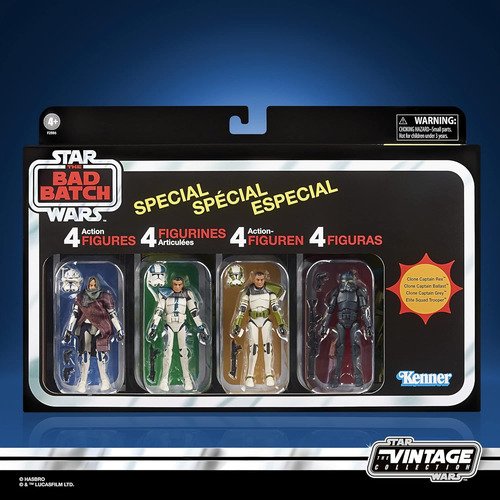 Star Wars Vintage Collection The Bad Batch 4 Pack Original