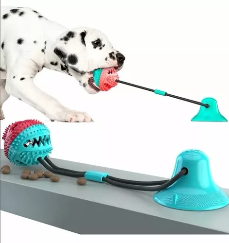 Brinquedo Interativo Gruda No Chão Ventosa Puxar Morder Pets