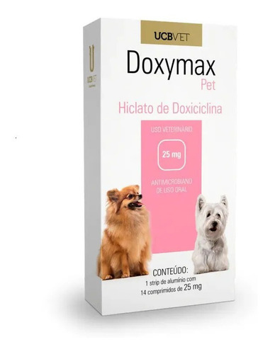 Doxymax Pet 25mg 14 Comprimidos Ucbvet