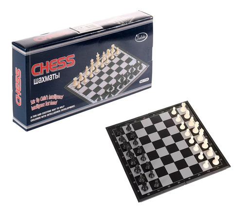 Ajedrez Magnético Juego De Mesa Portable Chess 33cm X 33cm