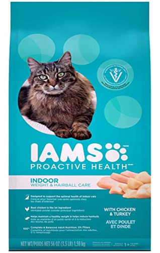 Iams Proactive Health Adult Indoor Weight & Hairball Control