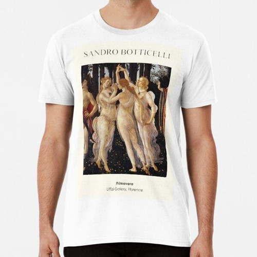 Remera Sandro Botticelli, Primavera, Primavera, (detalle) Al