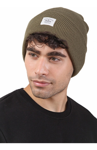 Gorro De Lana Bravo Jeans Verde Militar