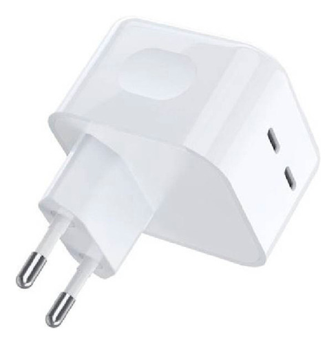 Cargador Doble Carga Rápida 35w Compatible iPhone Y Android