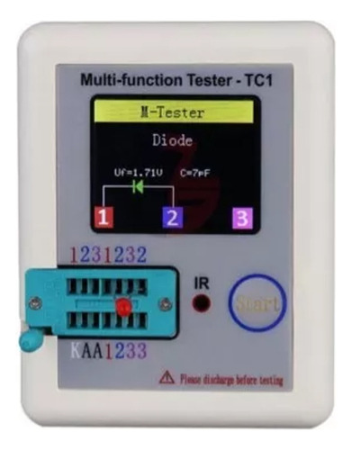 Transistor Tester Tc1 Tft Capacitancia Npn Transistor Pnp