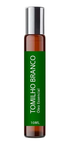 Óleo Essencial Tomilho Branco 10ml Roll On - Puro E Natural