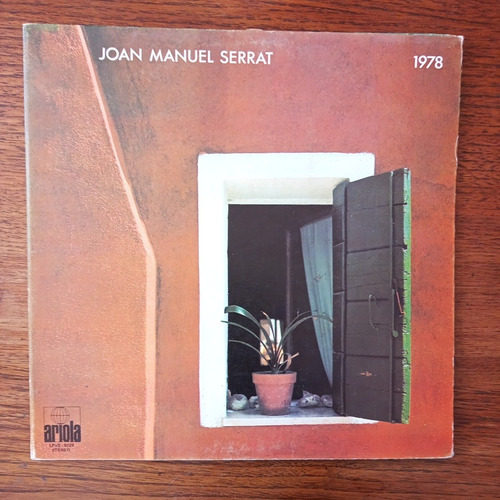 Joan Manuel Serrat. 1978. Disco Vinilo