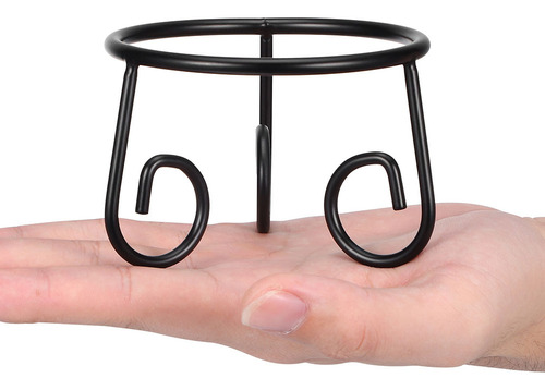 Soporte Decorativo De Metal Con Forma De Bola De Cristal, 2
