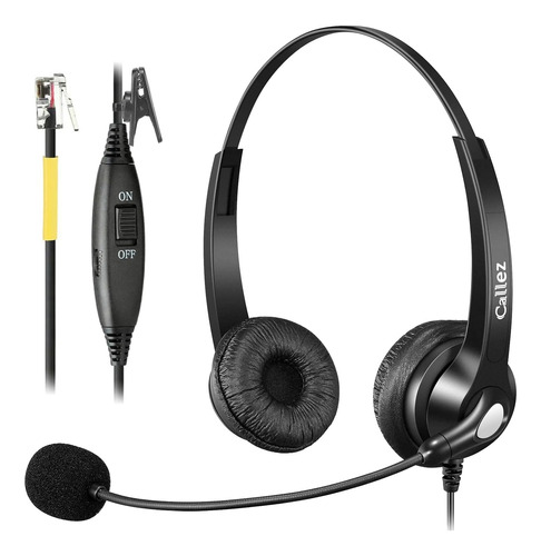 Callez Yealink Auriculares Telefónicos Rj9 Auriculares Telef