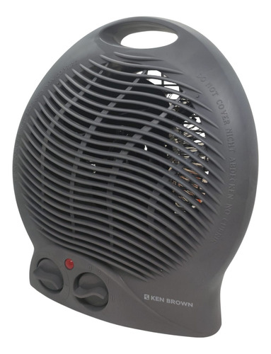 Caloventor Electrico 2 Niveles 1800w Ken Brown Gris Gris