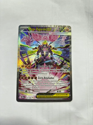 ポケカ Carta Ultra Rara Pokémon Mega Zygarde Ex Copag 2026 Cromada
