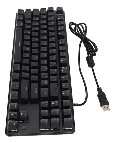 Teclado Mecânico De 87 Teclas, Azul, Luz De Fundo Rgb, Duas