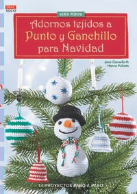 Adornos Tejidos A Punto Y Ganchillo Para Navidad - Aa.vv