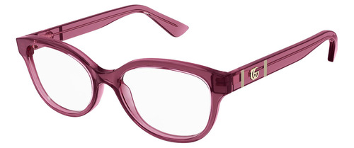 Lentes Ópticos Shiny Transparent Red Rose Gucci Gg1115o002