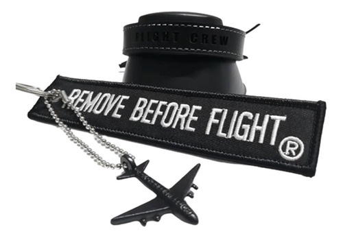 Brazalete Flight Crew & Tag Con Avión - Remove Before Flight