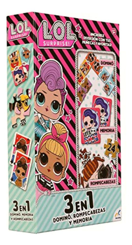 Set De Juegos 3 En 1 Para Niños De Lol Surprise Novelty