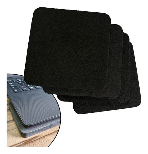 Kit 4 Tapete Para Maquina De Lavar Anti - Vibração Ruido Eva