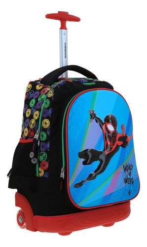 Mochila Grande Ruedas Chenson Miles Morales Feiquer