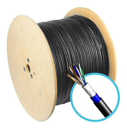 Cabo De Rede Utp Fast Externo Blindado Cat 6 Com 20 Metros