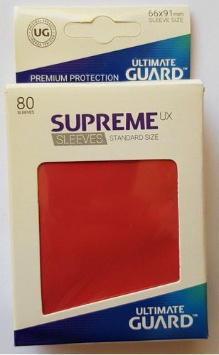 Ultimate Guard Supreme Ux Micas Standard Size Red - Rojo