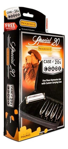 Hohner Special 20 Pro Pack - Juego De Armónica De 5 Piezas