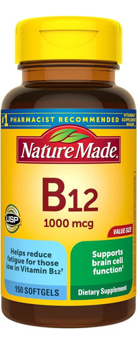 Vitamina B12 1000 Mcg Nature Made 150 Softgel