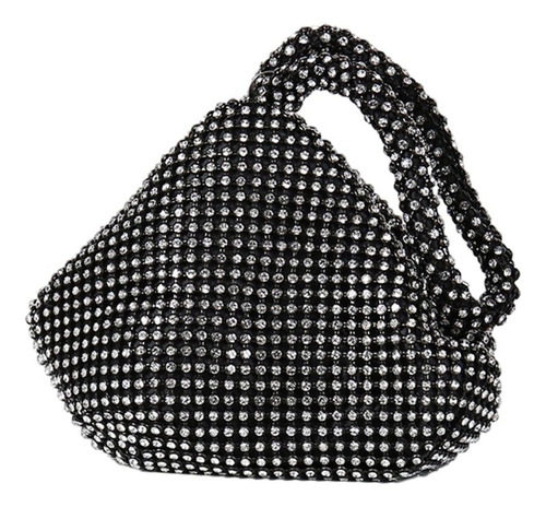 Bolsos De Mano Con Diamantes De Imitación, Elegante Bolso De