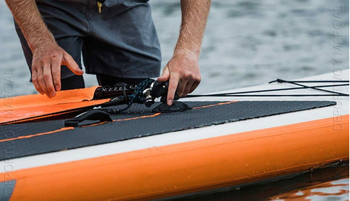 Imagen 4 de 10 de Tabla Sup 10´ 6x32 Shark Windsurf Standup Paddle Con Inserto