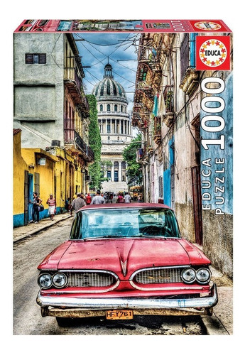 Puzzle Rompecabeza 1000 Pzas Coche En La Habana Educa 16754