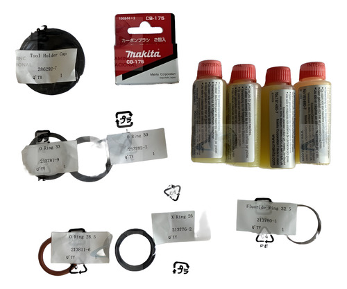 Kit De Servicio Makita 196865-7 1968657 Para Hr5202c,hr5212c