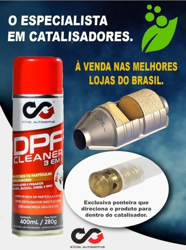 Limpa Filtro Partículas Diesel Flex Excel Dpf Cleaner 3em1